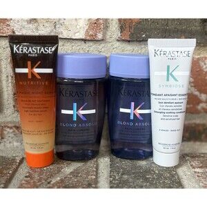 Kerastase Travel Haircare Lot, Blond Absolu, Nutritive, Symbiose